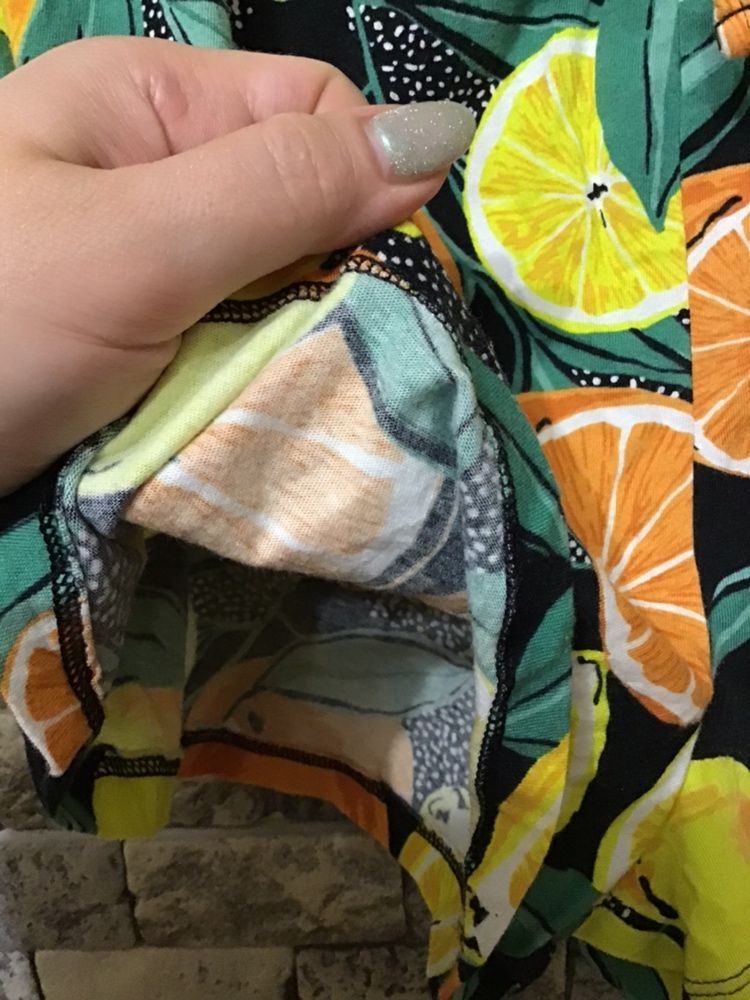 Ромпер комбинезон шорти matalan лимон апельсин
