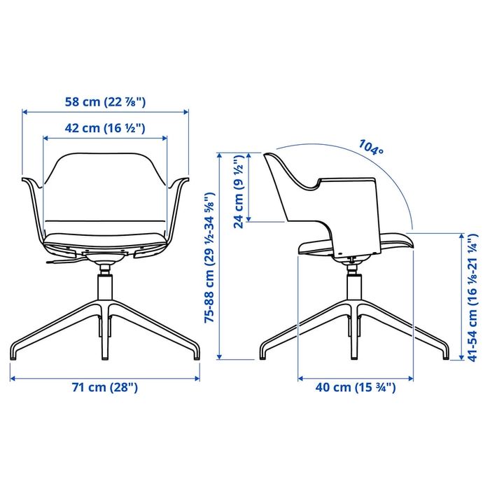 Pilnie Krzeslo fotel obrotowe Fjallberget ikea
