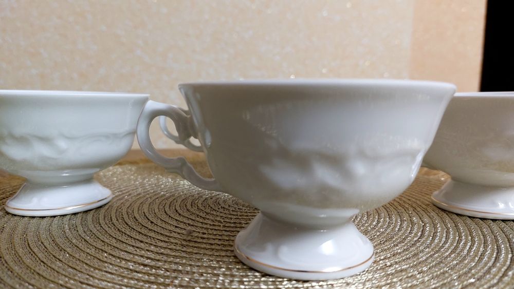Wawel Fryderyka porcelana Wałbrzych filiżanki 4 szt