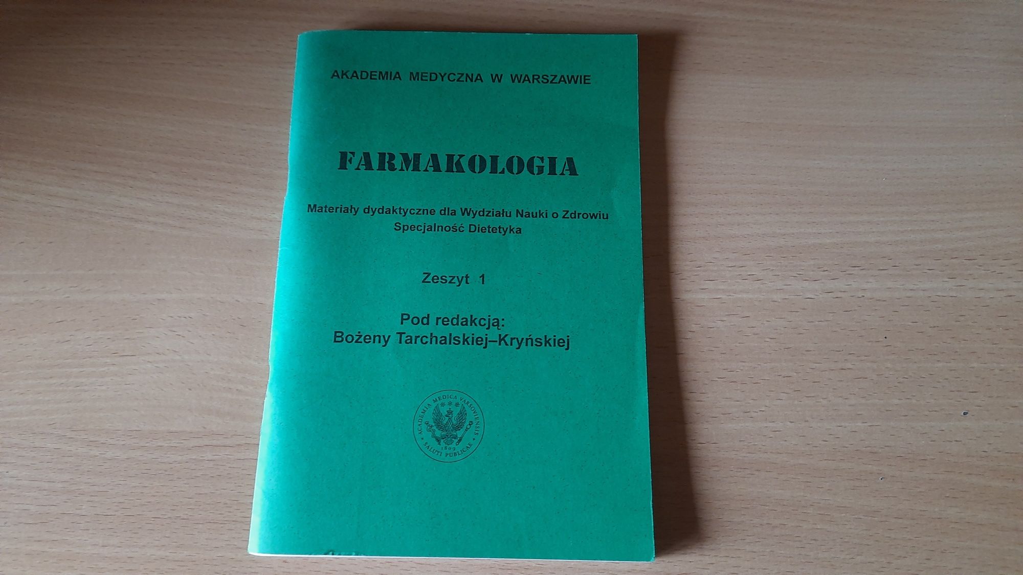 Farmakologia zeszyt 1 B.Tarchalska-Krynska