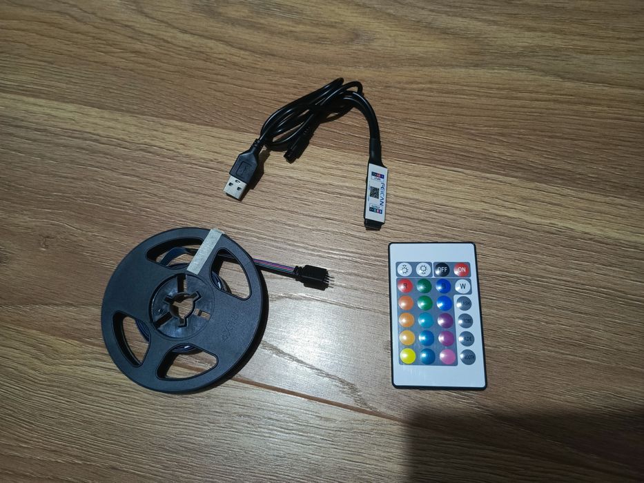 Taśma led do monitora lub telewizora