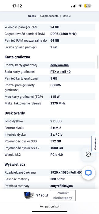 Lenovo LOQ 15 Ryzen 7 7435HS 24GB RAM 512GB + 1TB RTX4060