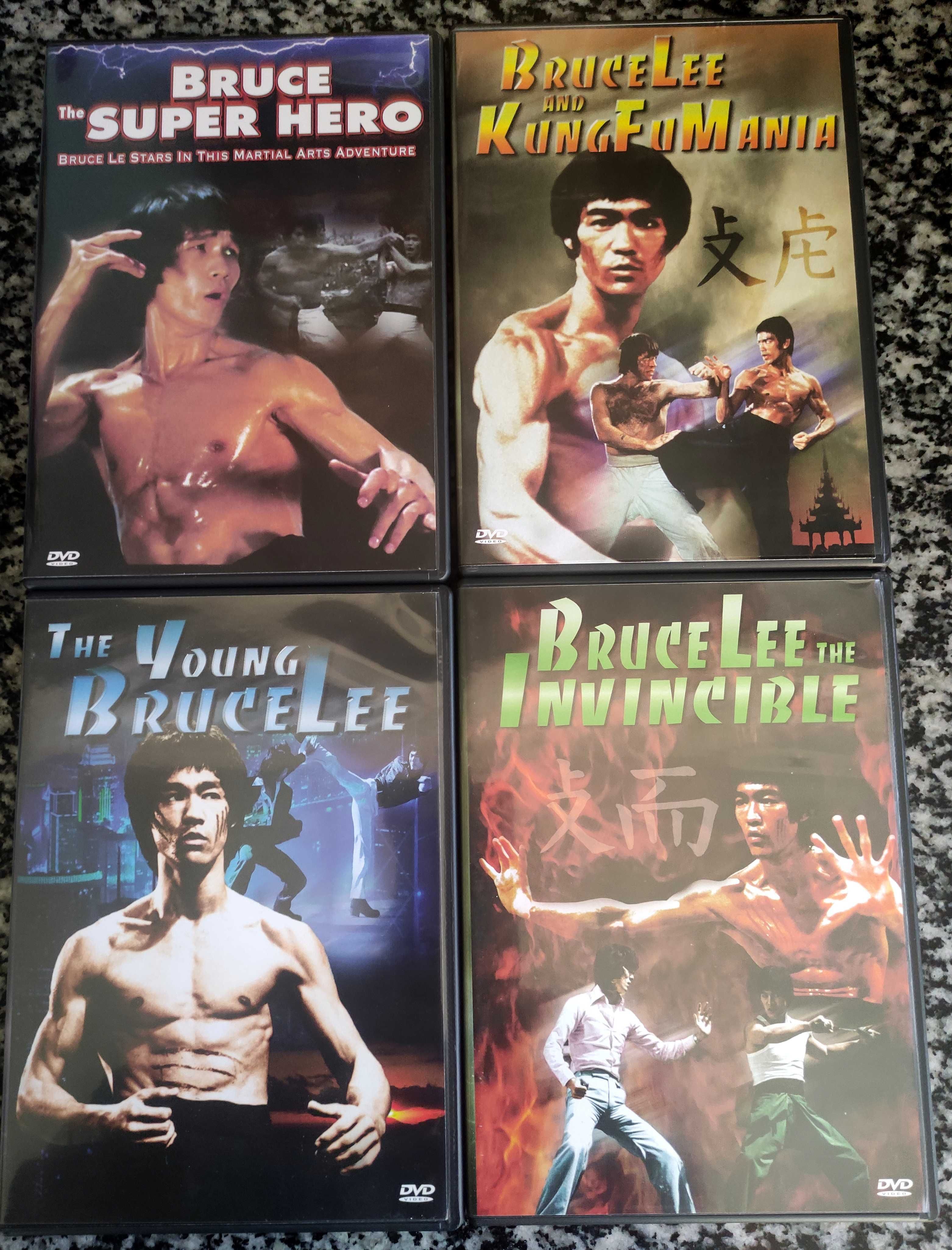 4 Pack DVD King Fu - Bruce Lee (em caixa)