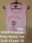 Nowa biała  MINX Princess Kitty Nowa  roz 13