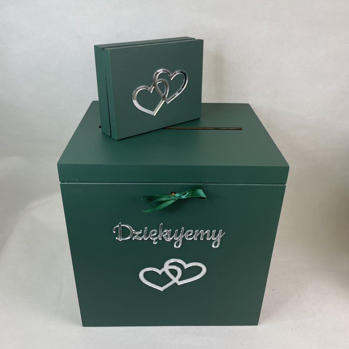 Skrzynka na koperty i pudełko na obrączki