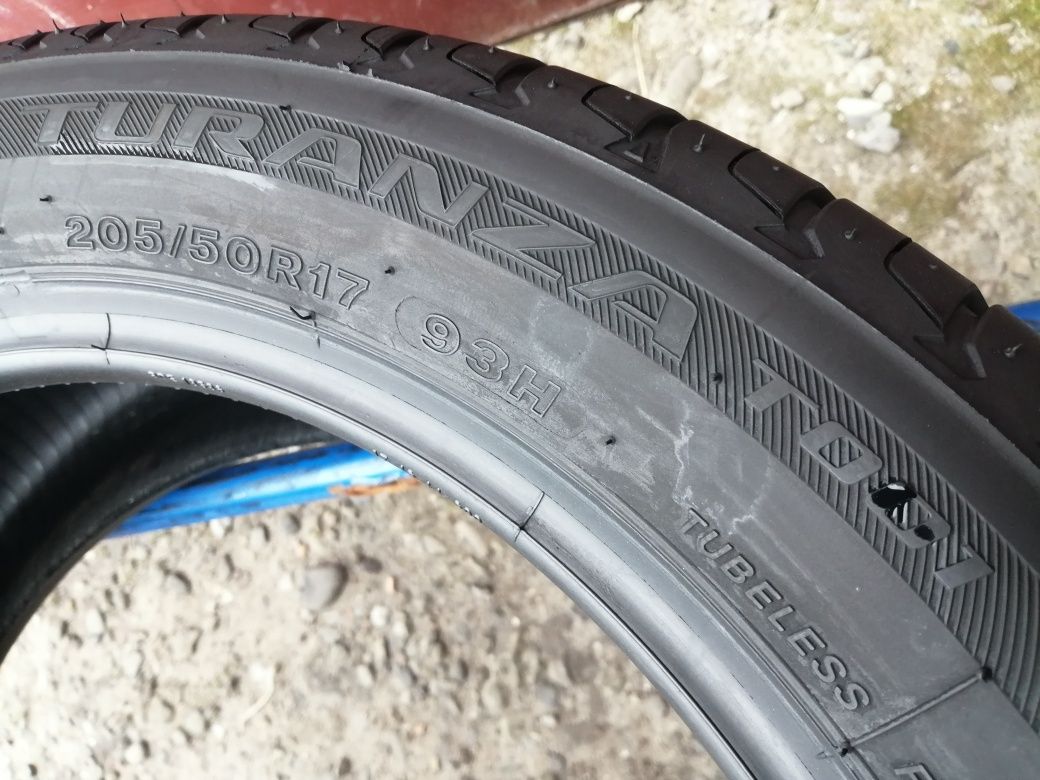 205/50/17 R17 Bridgestone Turanza T001 2шт ціна за 1шт літо шини