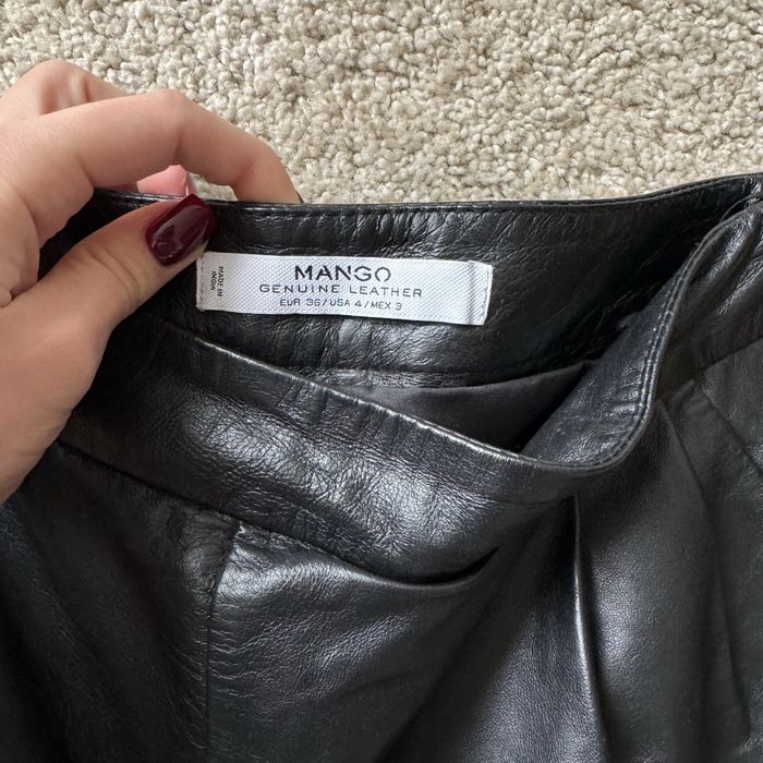 Шкіряні шорти mango