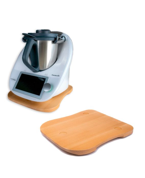 Drewniana podstawka Thermomix - grawer + naklejki na przyprawy GRATIS