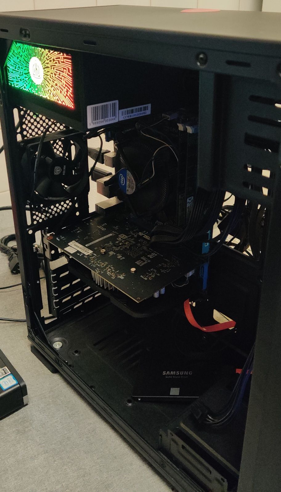 PC  Ryzen Gamer full RGB Machine Gráfica 6GB GDDR5 c/Garantia