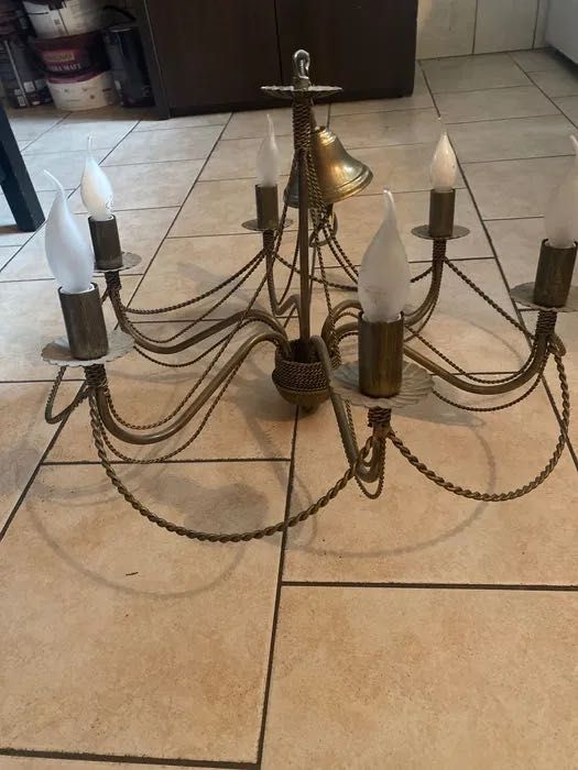 Komplet lamp (3 sztuki kinkiety i 2 lampy wiszące)