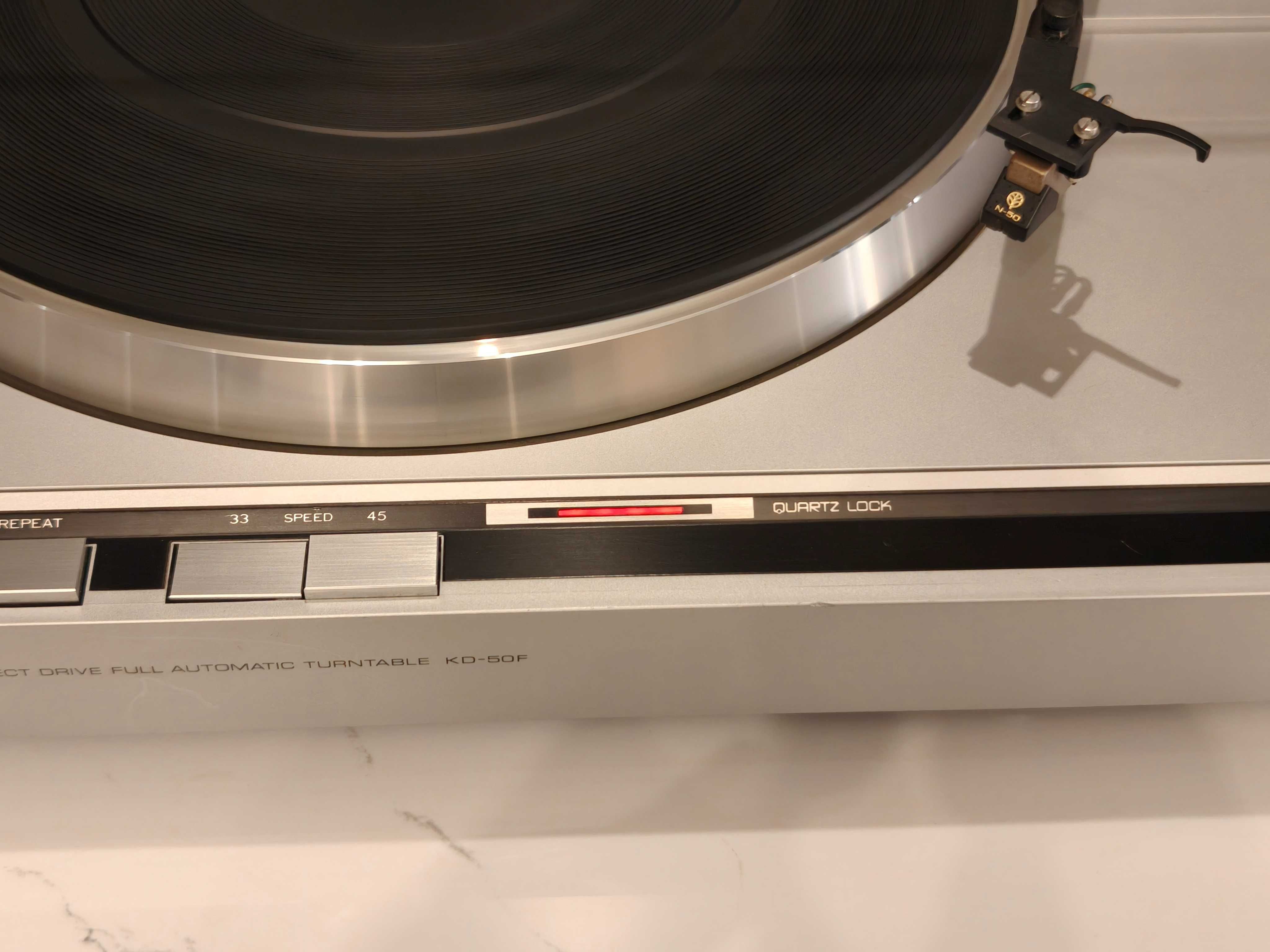 KENWOOD KD-50F Gramofon Direct Drive Quartz ! Automat