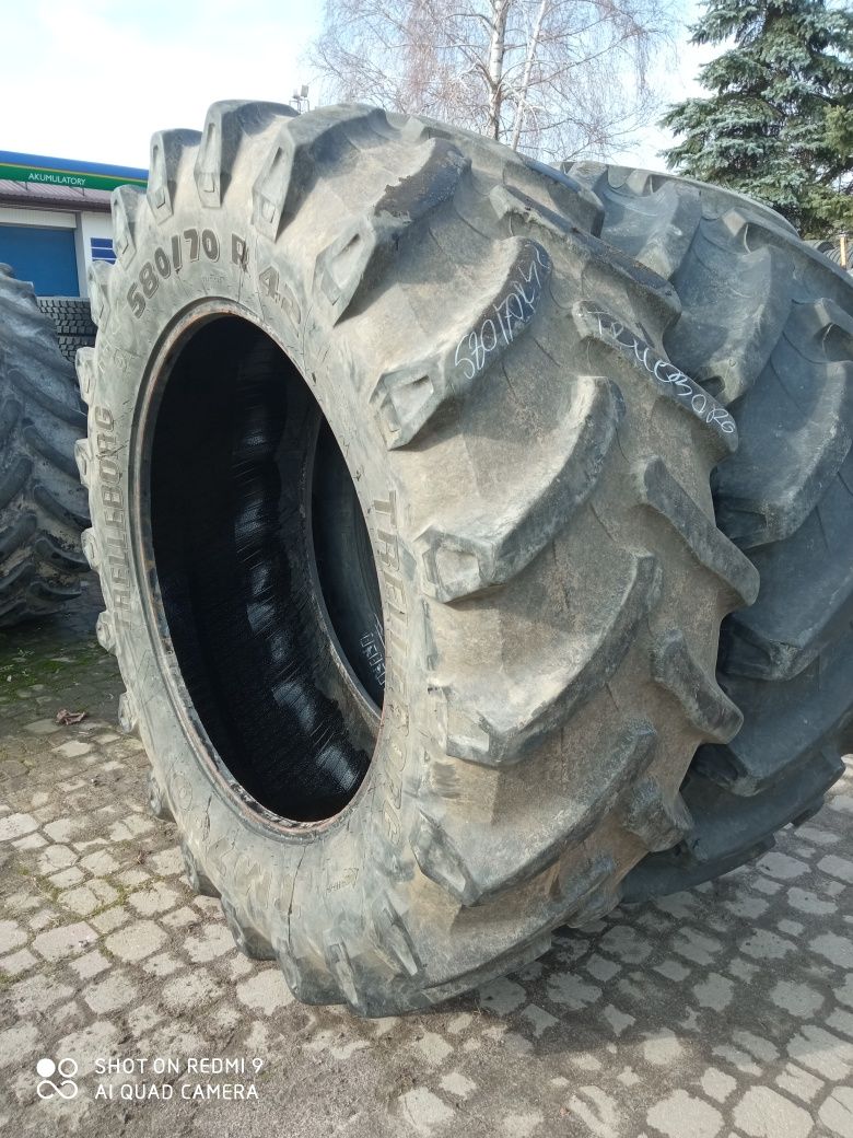 580/70R42 Pirelli  opona używana rolnicza