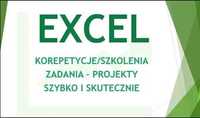 ONLINE Excel - korepetycje - szkolenia - kursy- zadania- automatyzacje