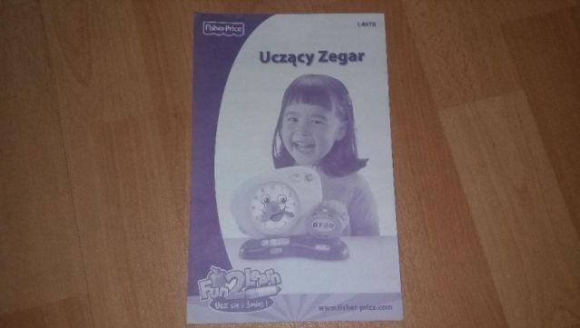 Zegar Fisher-Price 3-8 lat