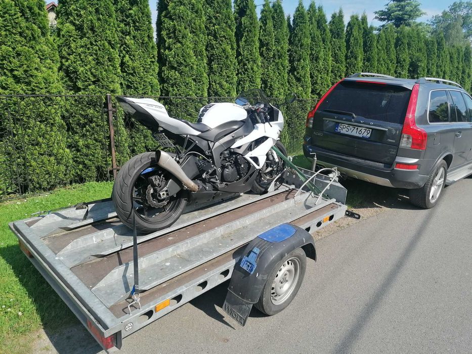 Wynajem przyczepa przyczepka motocyklowa do przewozu quada motocykla