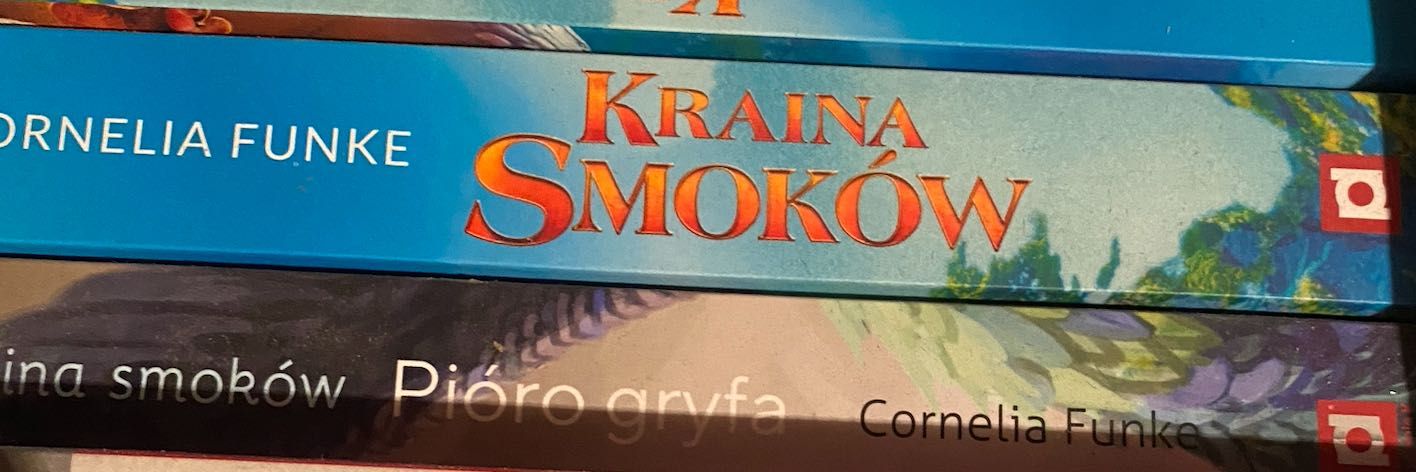 Kraina smoków + Pióro gryfa = Cornelia Funke (cykl Kraina Smoków)