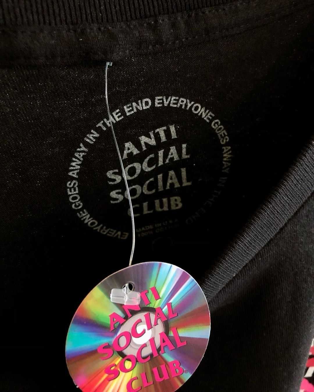 Мужская футболка anti social social club assc