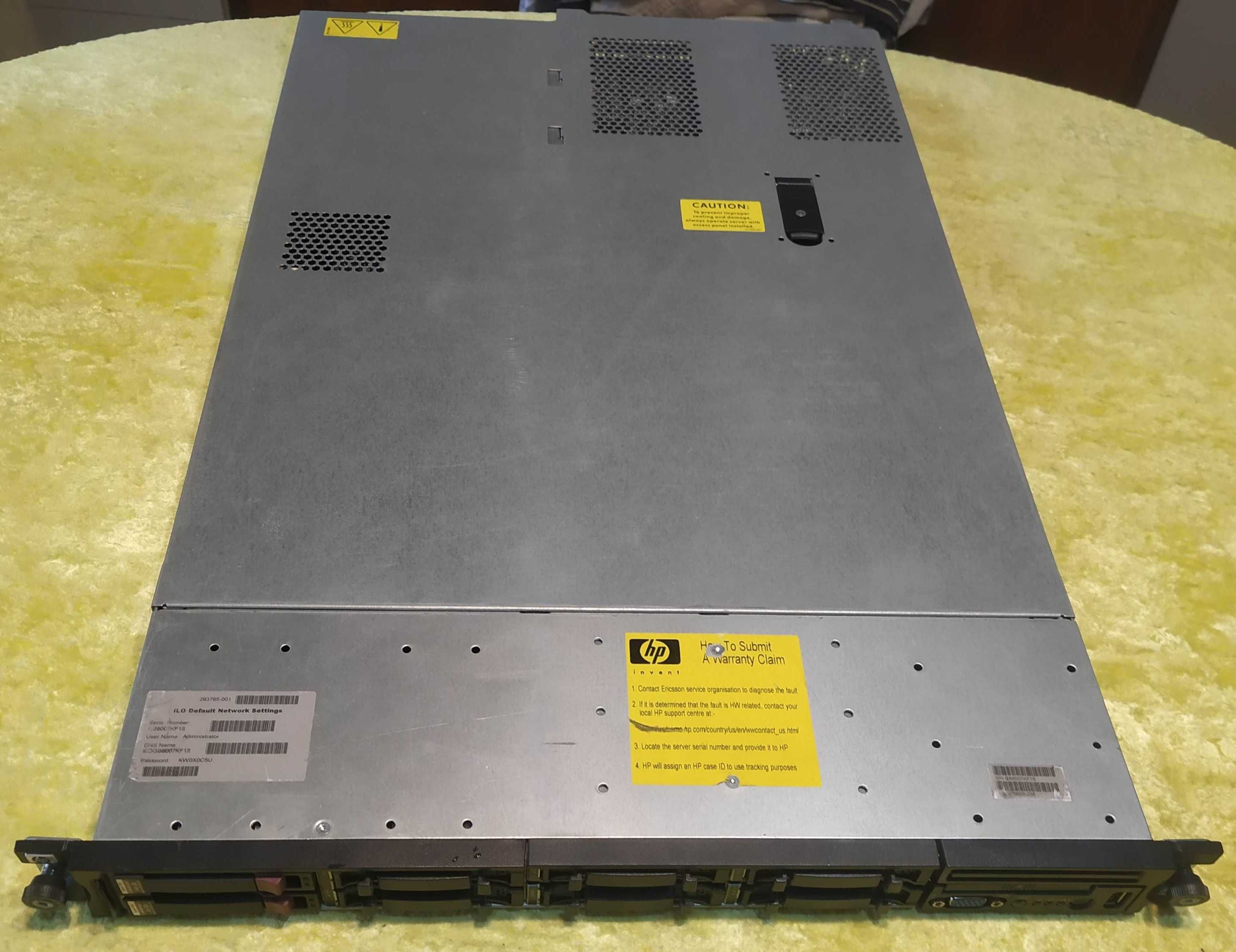 1U Сервер HP DL360 240Gb RAM 2х CPU 3.07GHz 12x Core Dual PSU RAID SAS