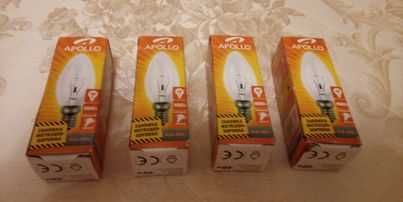 Żarówki CLIS-40CL, komplet 4 żarówek, 40 Watt, 1000h działania