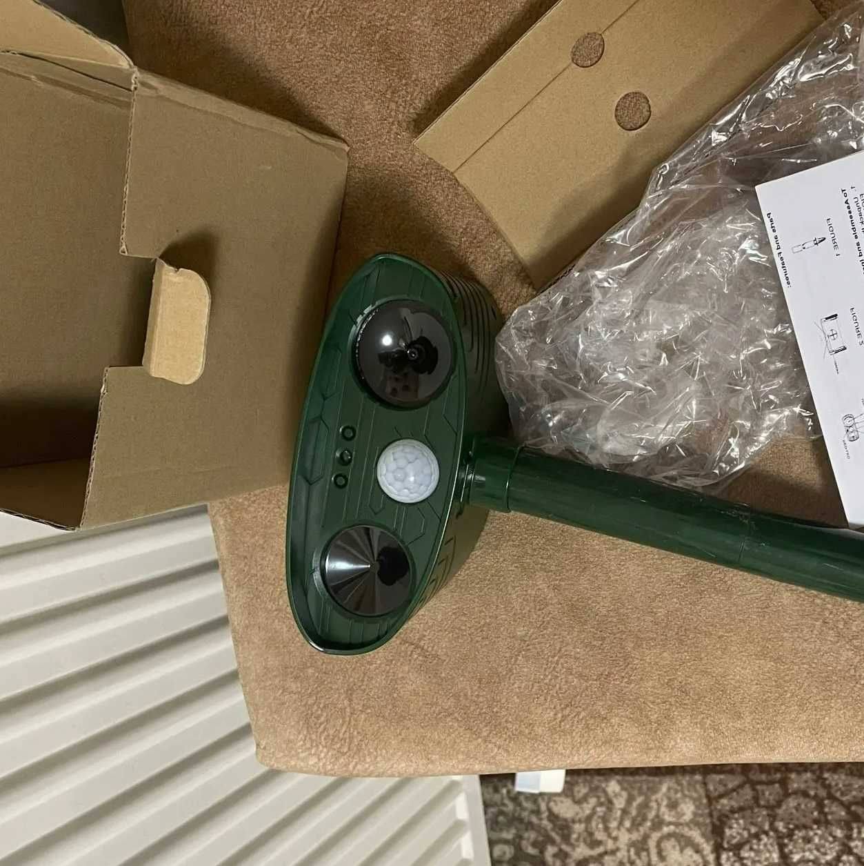 Ultrasonic X2 Садовый уличный отпугиватель собак, лисиц, птиц и змей