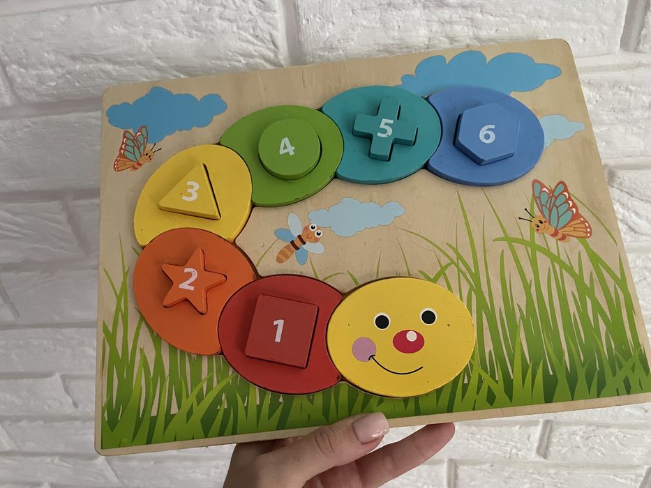 Розвивающая игра / вкладыши / розвивашка / деревянная