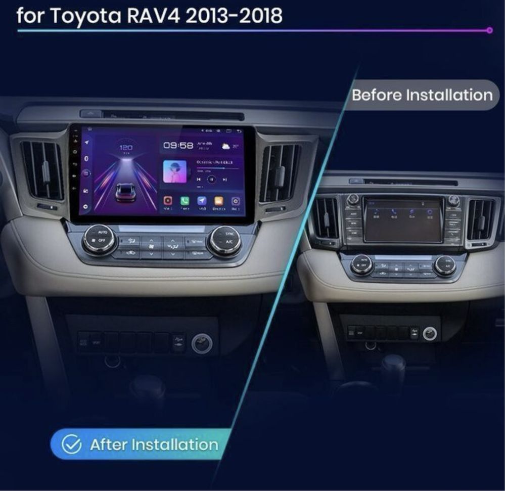 Radio Nawigacja Toyota RAV4 Android Plus 8GB 256GB