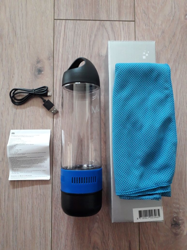 Sprzedam głośnik bluetooth w butelce-fitnes.