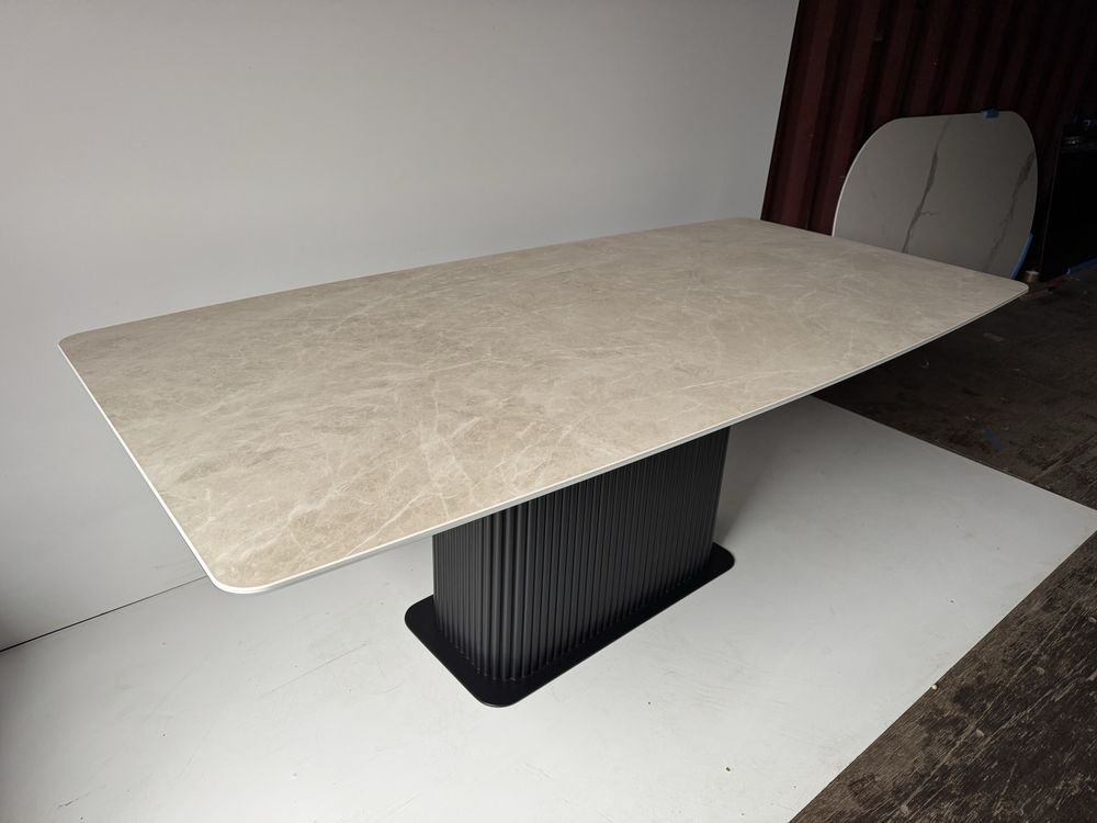 Stol producent table metal spiek kwarcowy podstawa stal NOWY