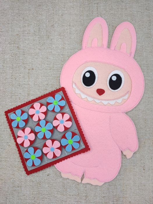 Іграшка хрестики-нолики на липучках, путанка, лабіринт