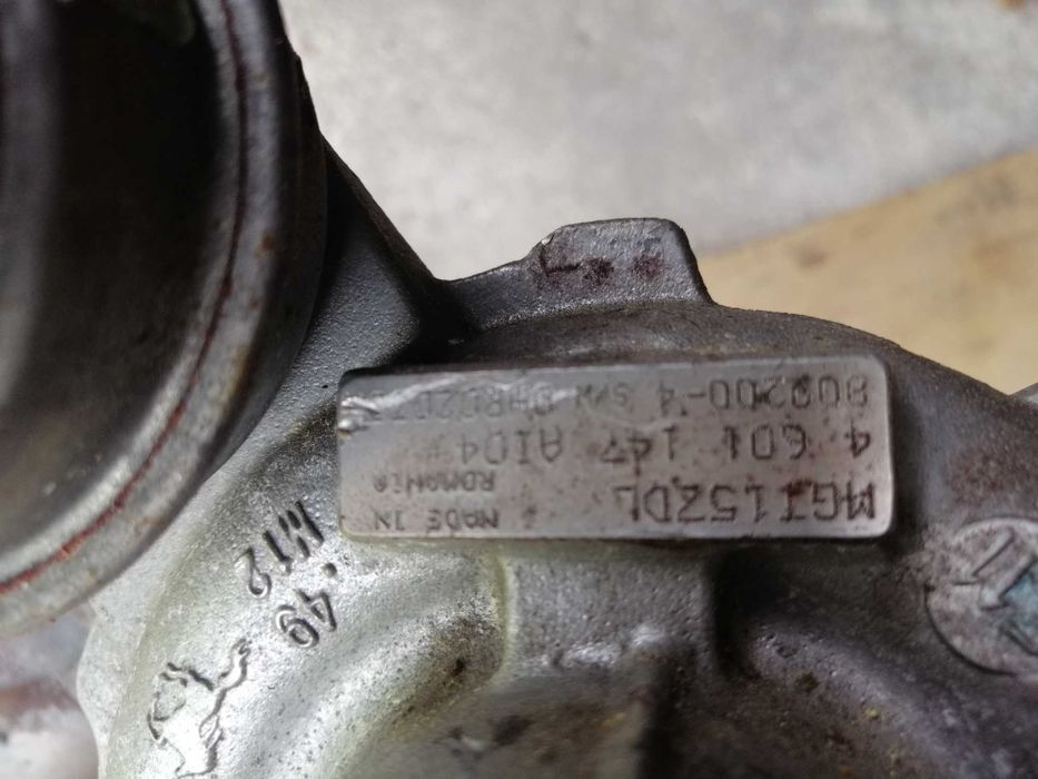 turbocompressor bmw serie 1 116i f20 - f21