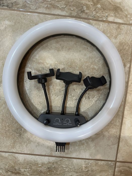 Кільцева лампа, штатив +  пульт