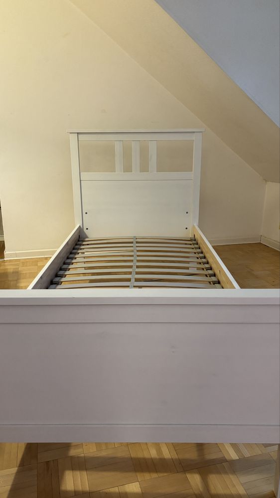 Łóżko ikea hemnes 90 x 200 jednoosobowe stelaż i materac