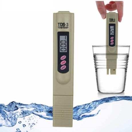 Medidor de Pureza Agua TDS-3 Condutividade Pureza Teste Inclui Pilhas