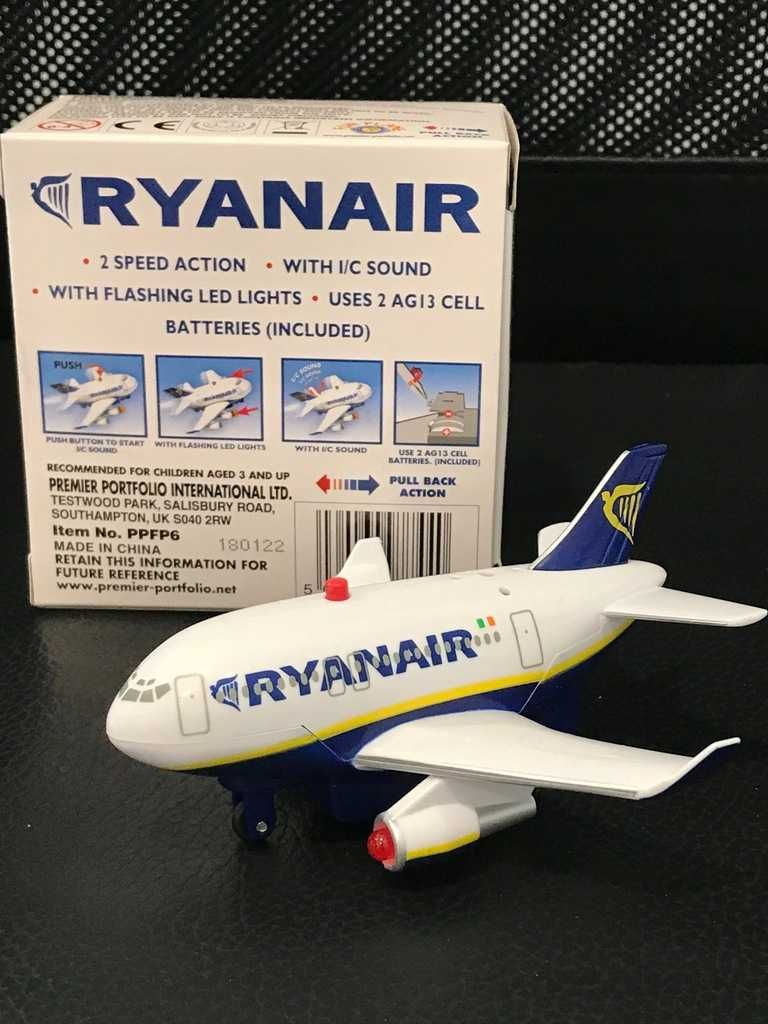 Zabawka Model Samolot Ryanair Fun Plane