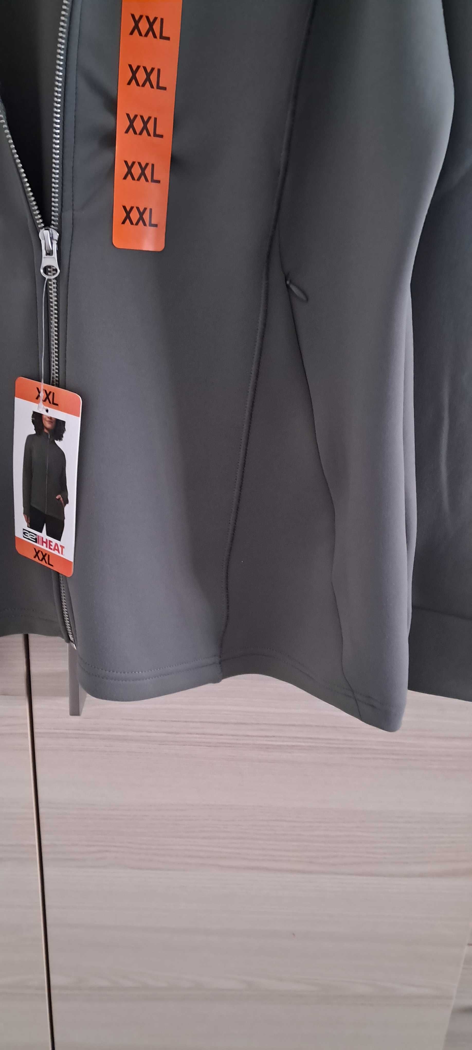 Fajna, bluza damska na zamek, duża XXL - nowa