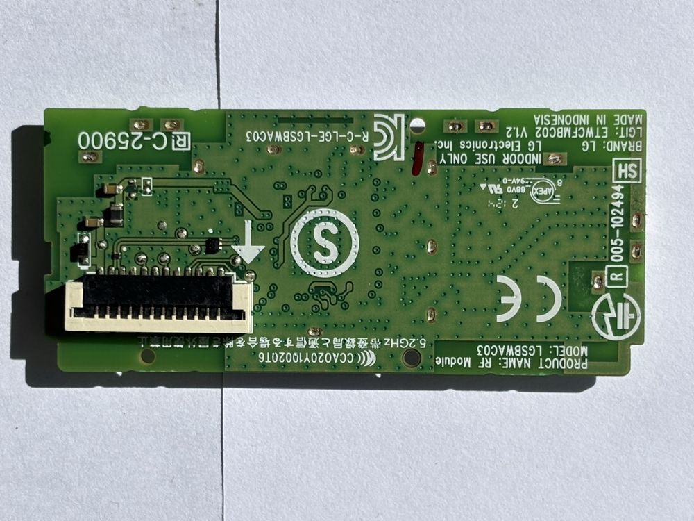 Moduł do wifi z tv lg 43nano753pr