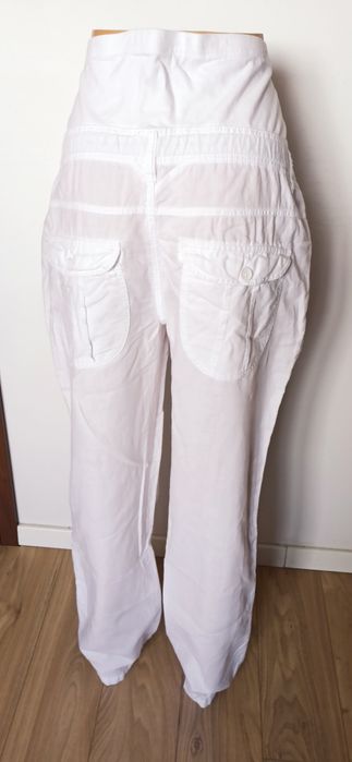 Sg Spodnie ciążowe 44 , XL  lniane spodnie 44 , XL
