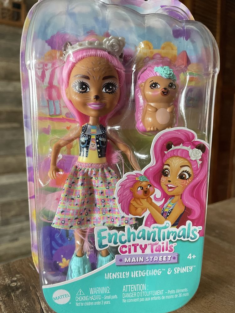 Лялька Enchantimals, їжачок, лялька з тваринкою, Mattel