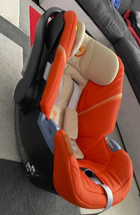 Fotelik Cybex Aton 5 + NOWY ORYGINALNY izofix + podkładka Aeromoov