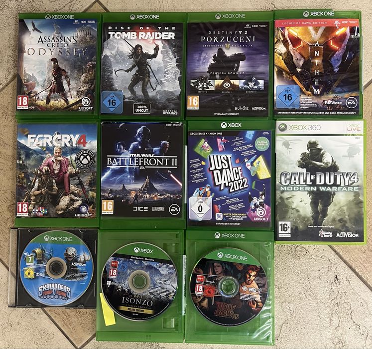 Игры Xbox 360 / Xbox one / Xbox series X / диски