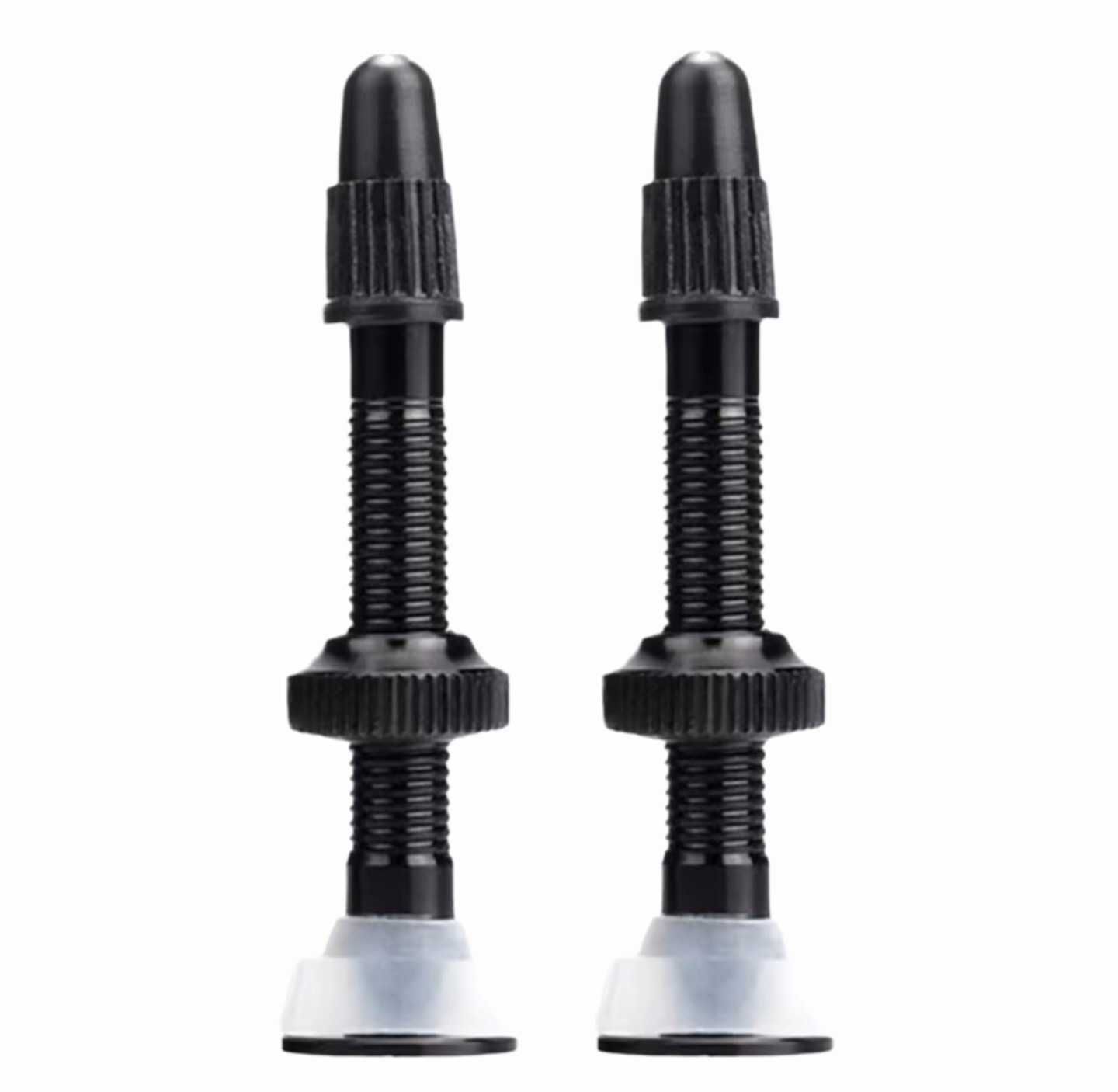 2x Zawory wentyle tubeless do kół Rowerowych MTB Tubeles CZARNE 40mm
