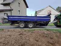 Fliegl TSK 118  Przyczepa tandem dwuosiowa FLIEGL TSK 118 trójstronna wywrotka