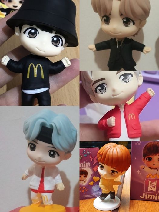 BTS Макдональдс.Suga,Jung Kook,RM, Jimin,V,Jin, j-Hope.Новые в коробке