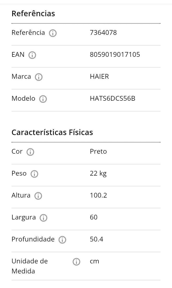 Vendo exaustor Haier