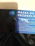 Maska do snorkelingu do snurkowania L/XL