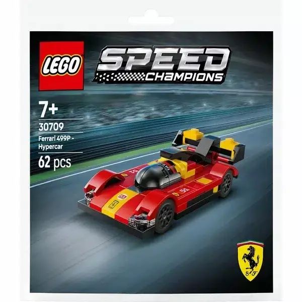 LEGO Speed Champions Ferrari 499P Super sportowy samochód 30709. LEGO