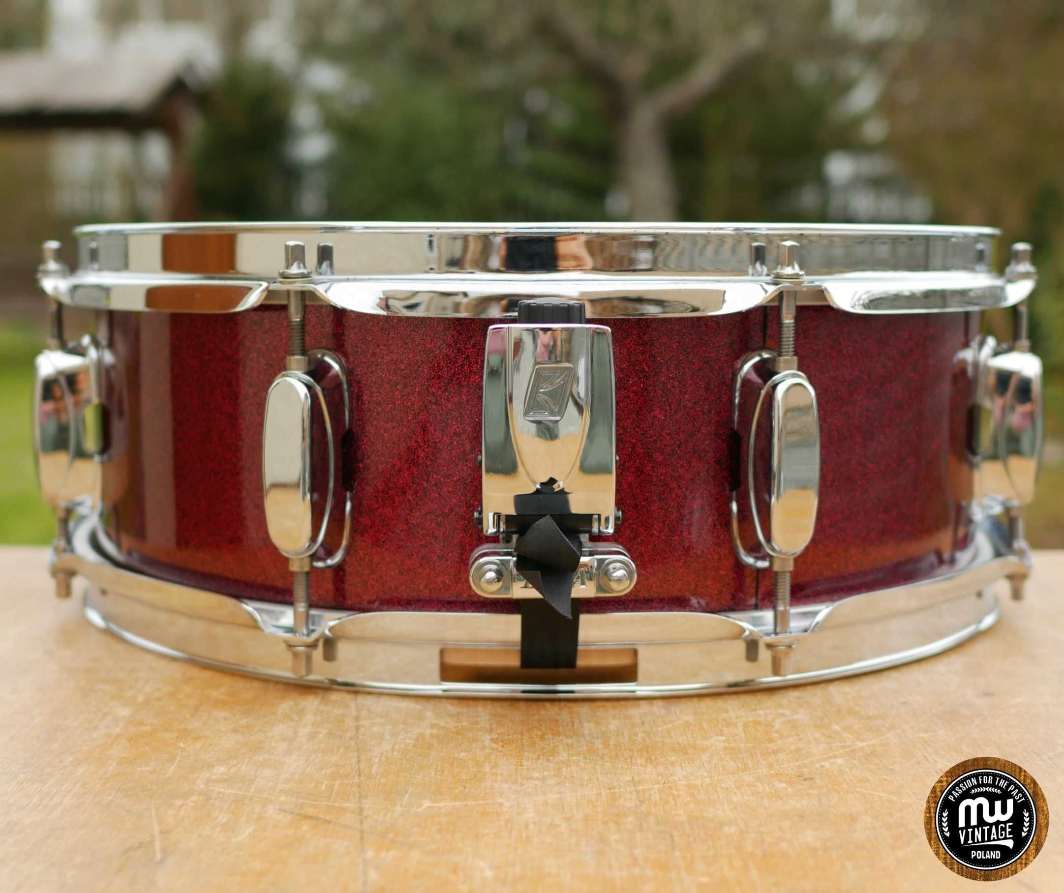 Werbel Tama Silverstar Birch 14” x 5” Burgundy Sparkle ‼️