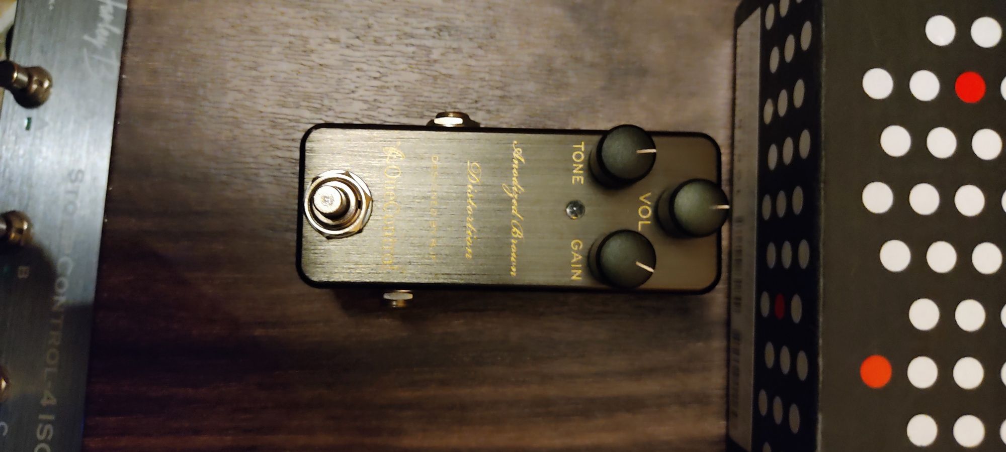 Pedal One Control Anodized Brown Distortion