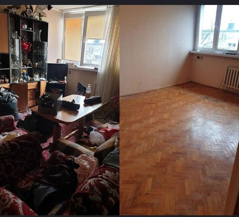 Sprzątanie mieszkań domów piwnic wywóz gruzu itp