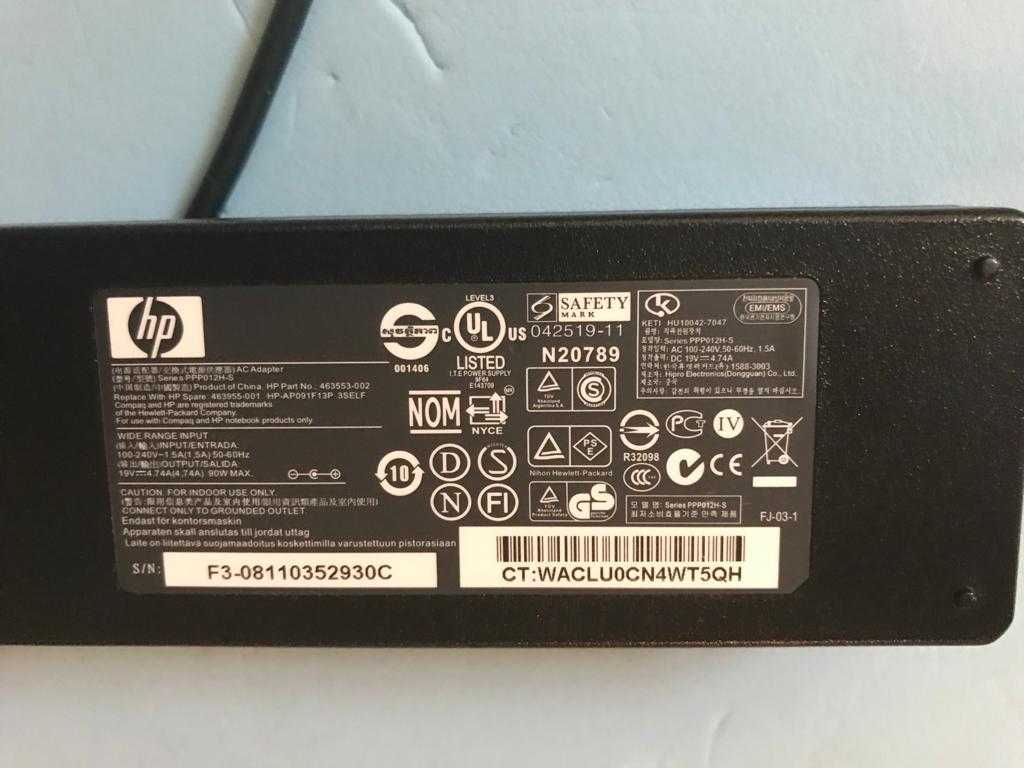 Carregador HP - para PC portátil